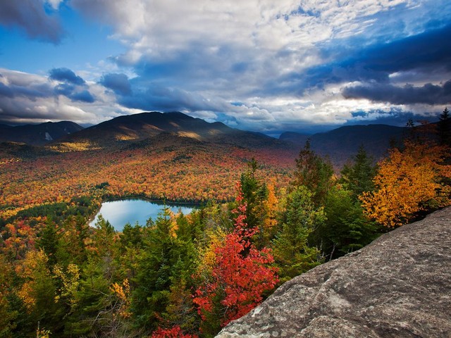 Осенний пейзаж, Адирондак, Фото: Michael Melford, National Geographic