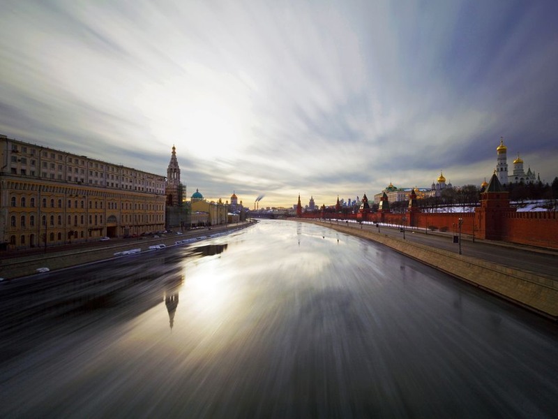 12 Вид с Большого Москворецкого моста, Москва, Россия. Автор -  Дарья Пилюгина.