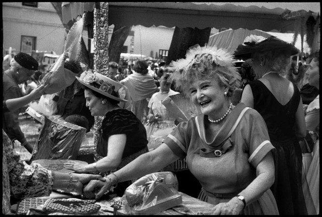 USA. Washington DC. 1957. At a benefit bazaar.