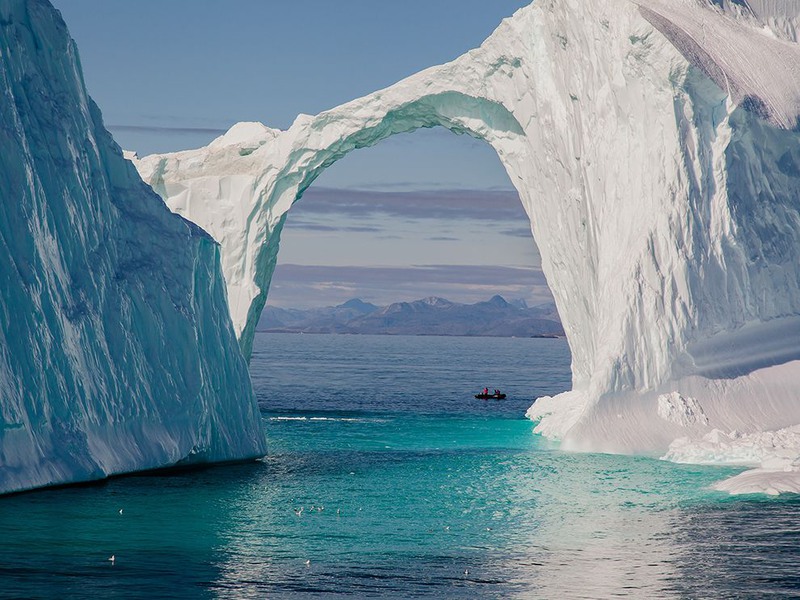 11 "Ледяной мост". Берега Гренландии. Автор: Lorraine Minns
