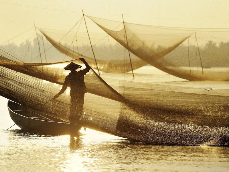 19. Утренняя рыбалка. Вьетнам. Автор - Ly Hoang Long.