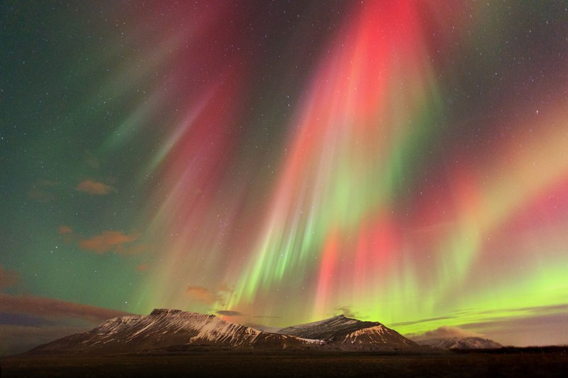 20. Северное сияние, Исландия. Автор - Джон Хилмарсон.