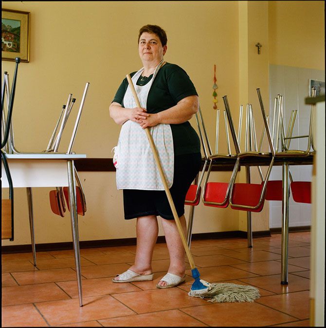 20 Клаудия Цорци. Трудится на кухне социальной службы, которая занимается трудойстройством инвалидов.