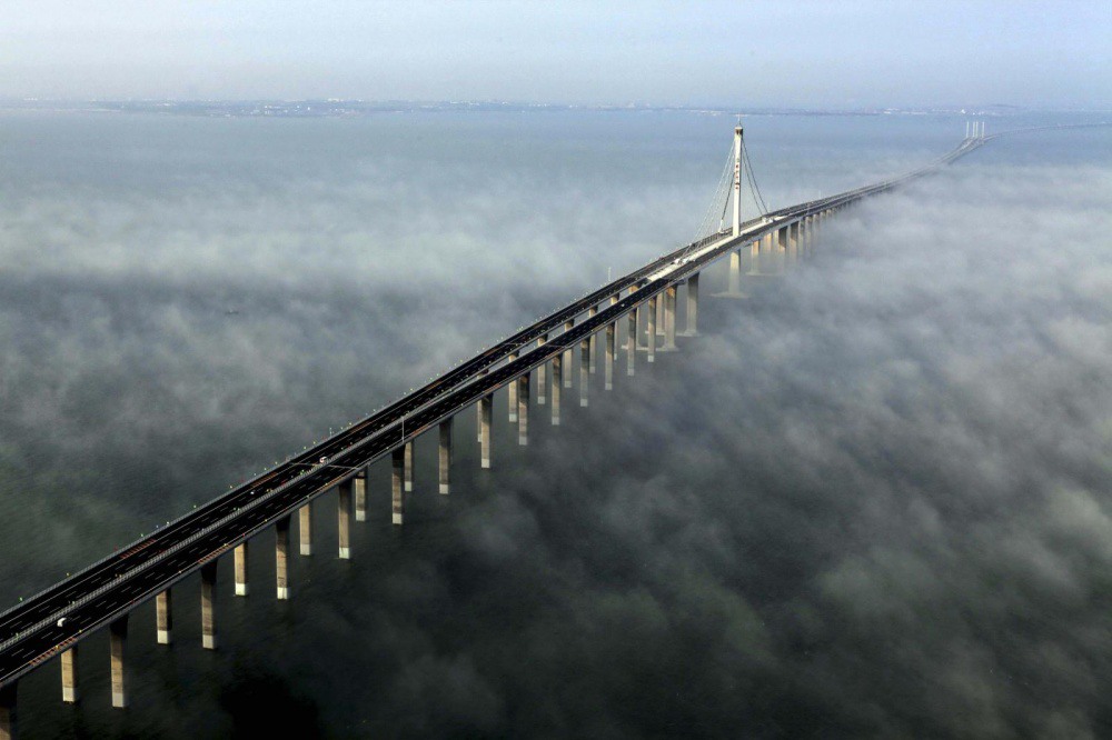 1 Мост Хуанчжоу Бэй, Китай. Источник: ytimg