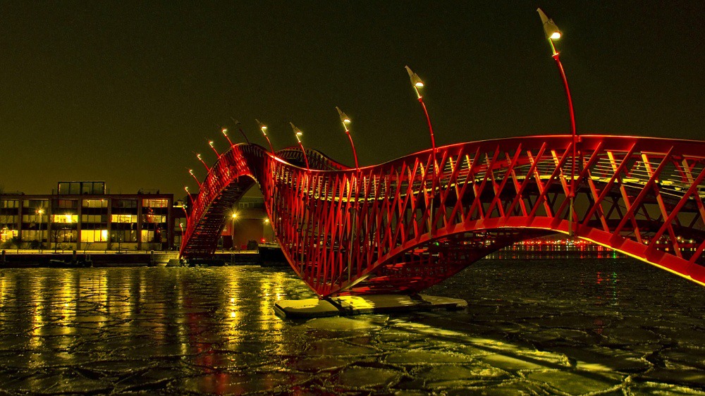 10 Мост Питон, Амстердам. Источник: bridgesall
