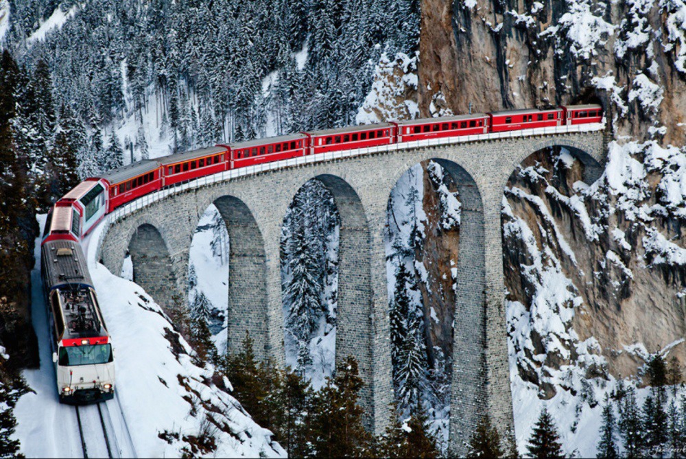 13 Виадук Ландвассер, Швейцария. Источник: daniel-kordan