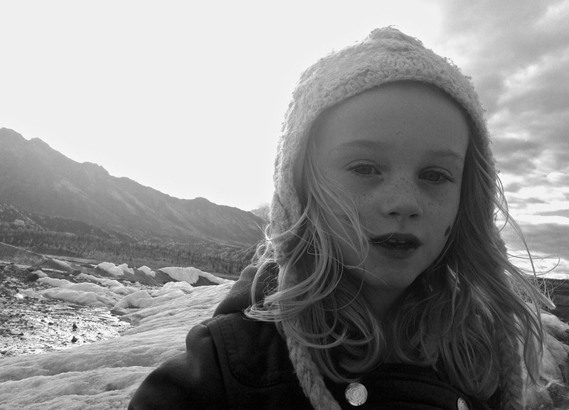 23 Six year old Elena Noelle treks across the Matanuska Glacier a couple hours north of Anchorage. Автор - Rebecca Neuffer.