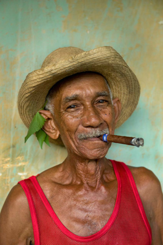 12 Trinidad, Cuba. Juan Bastida on his 83rd birthday.