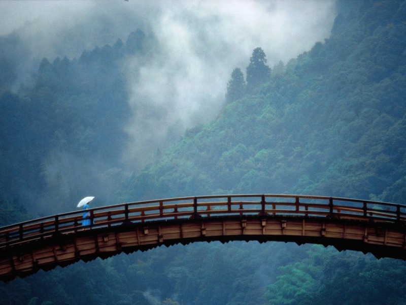 1 Мост Кинтай над рекой Нисики. Источник:japanesephotolog