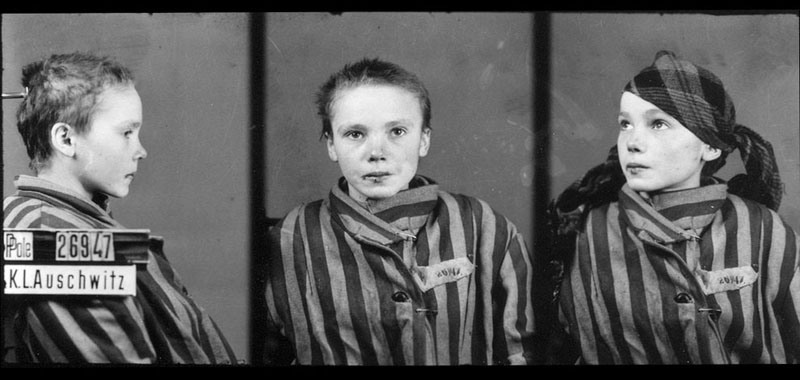 20 14-летняя заключенная Освенцима полячка Чеслава Квока.