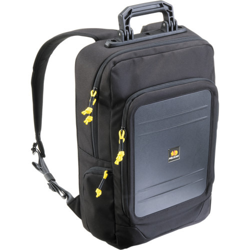 Pelican U145 Urban Lite Tablet Backpack (Black with Yellow Zipper Pulls)