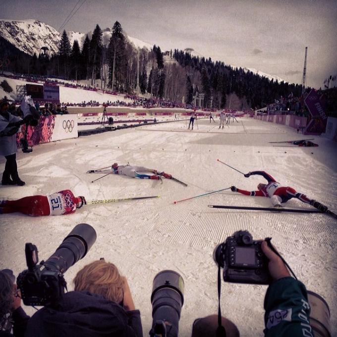 19 Финиш скиатлона, 9 февраля. Автор фото - Maria Plotnikova.