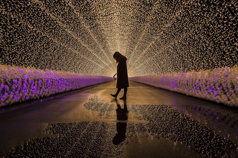 4 Светящийся тоннель в Японии. Автор - Kitagawa Rikizo