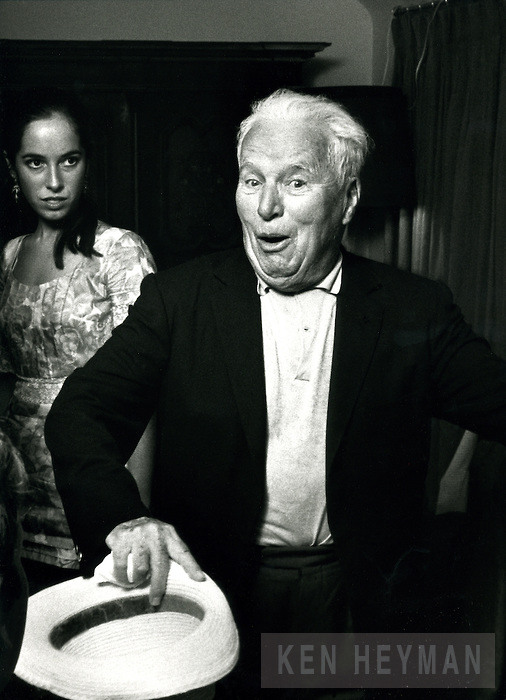 9 Comedian Charlie Chaplin, 1967 with daughter...