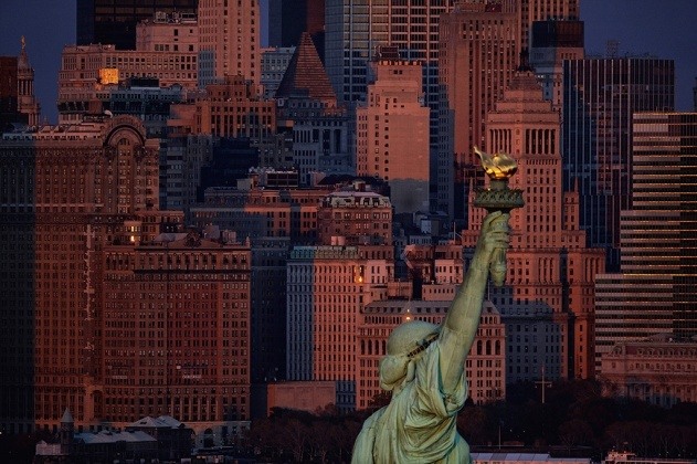 1 Statue of Liberty on Liberty Island, Manhattan, New York, United States