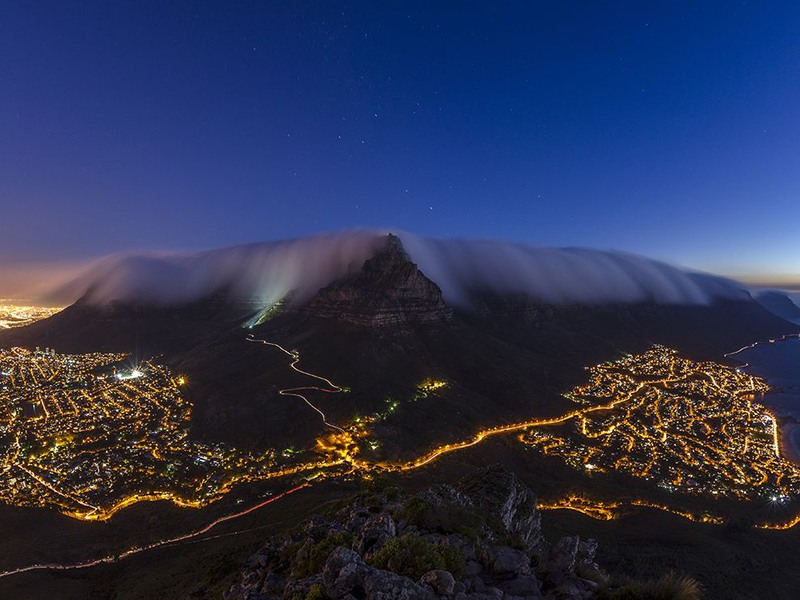 5 Вид на Кейптаун со Столовой горы. Автор - Brendon Wainwright.