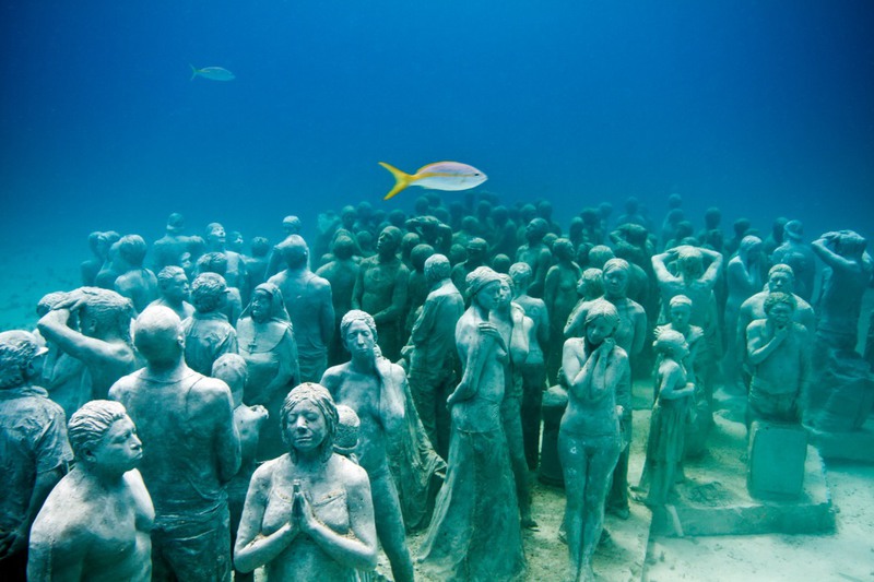5 Музей подводных скульптур в Канкуне. Источник: canuckabroad.com.