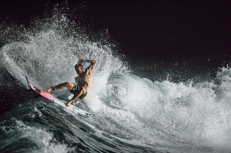 29 Night Surfing at Keramas, Bali, Indonesia
Photograph by Russ Hennings.