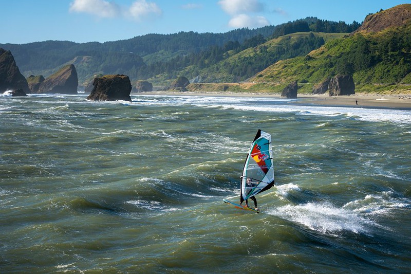 30 Windsurfing on the Pistol River, Oregon
Photograph by Michael Clark, Red Bull Content Pool.