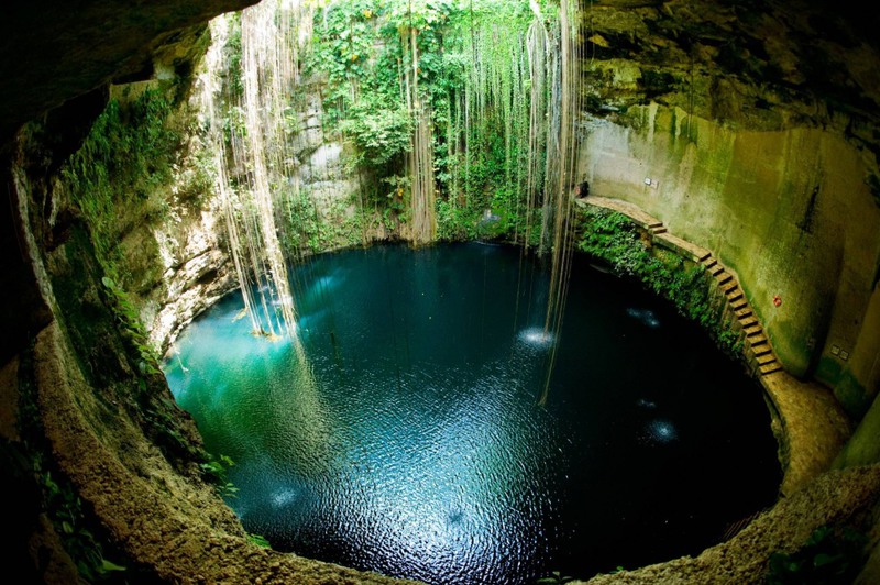 14 Подземное озеро Ик-Киль. Источник: fondosbonitos.com.