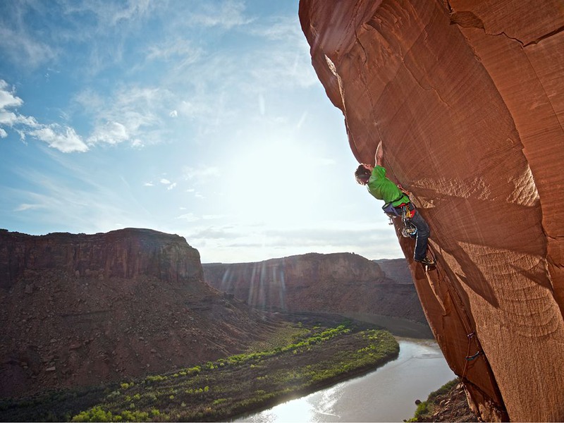 32 Climbing New Routes Along the Green River, Utah
Photograph by Celin Serbo.