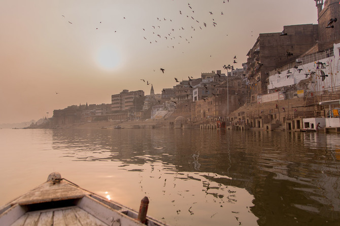 9 The Ganges at sun-rise, Varanasi