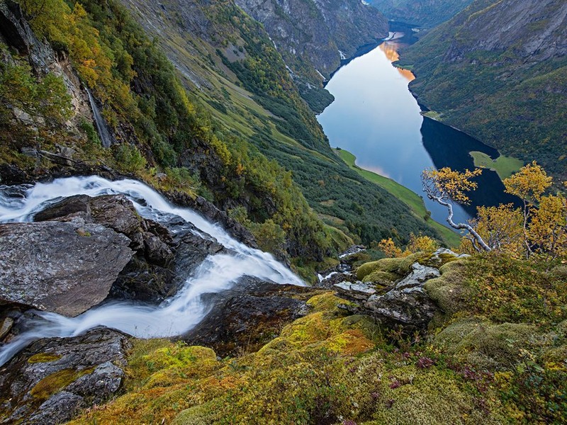 16 Место Всемирного наследия ЮНЕСКО - фьорды западной Норвегии, которые являются источником пресной воды. Автор - Erlend Haarberg.