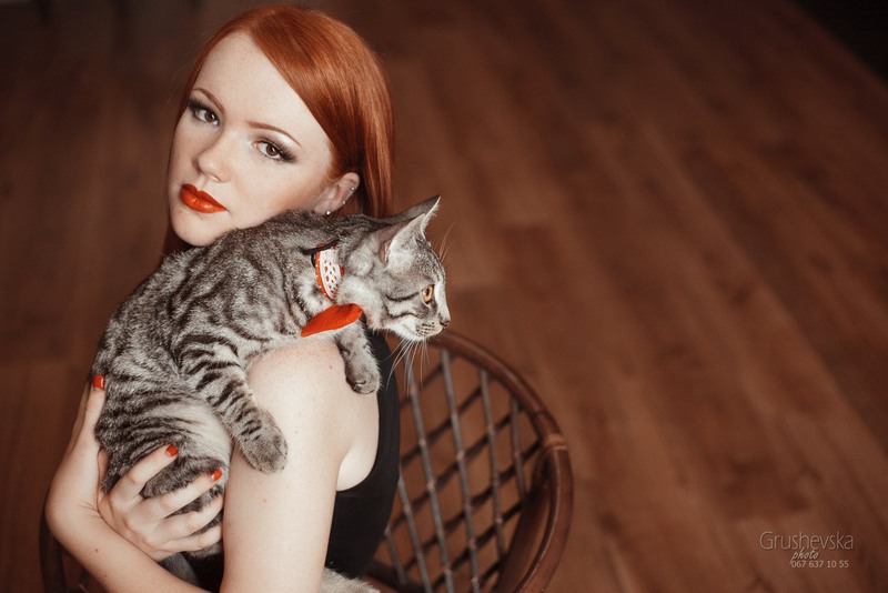 Фото проект «Женщина и Кошка»