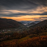 Autumnal Carpathian evening Автор: Сергій Вовк