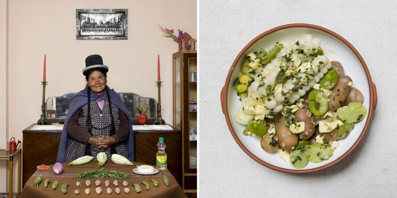 18 Боливия. Блюдо: суп из овощей и сыра.