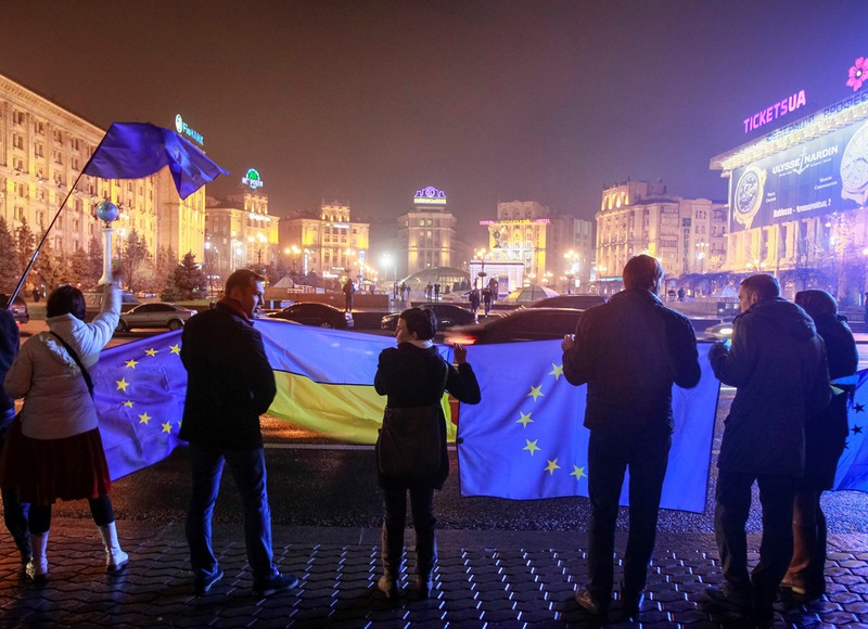 2. 21 ноября 2013 года. Майдан независимости. Киев. Источник: Reuters.