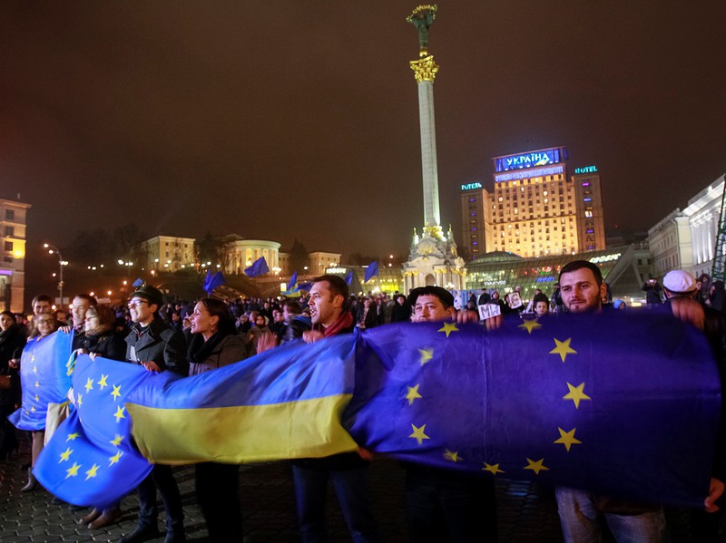 3. 21 ноября 2013 года. Майдан независимости. Киев. Источник: Reuters.