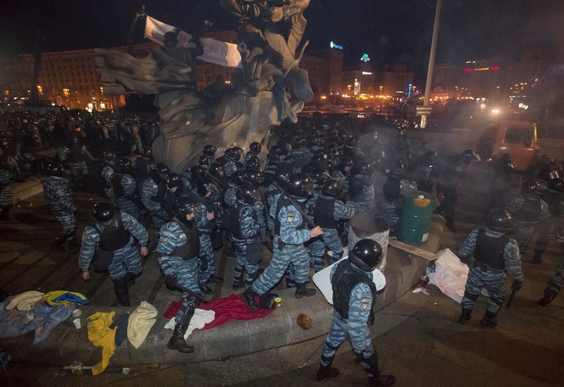 7. 30 ноября 2013 года. Майдан независимости. Киев. Источник: Reuters.