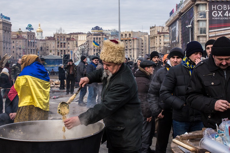 16. 4 декабря 2013 года. Майдан независимости. Киев. Источник: Getty Images.