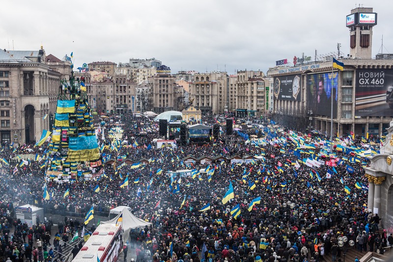 17. 9 декабря 2013 года. Майдан независимости. Киев. Источник: Getty Images.