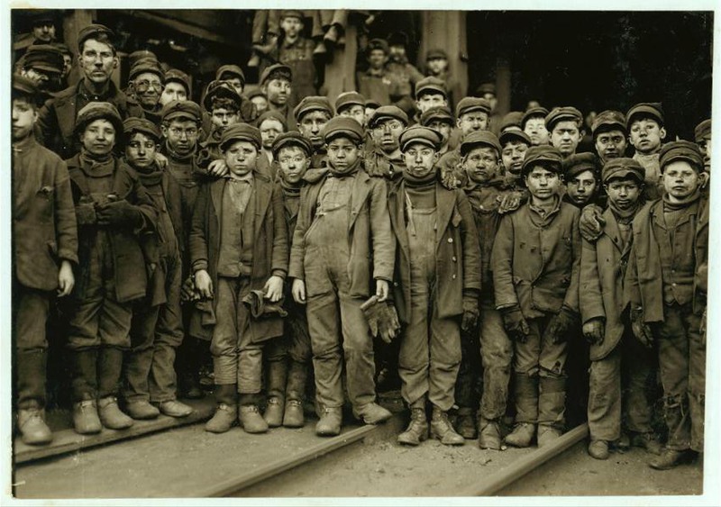 23 Угольная шахта в Южном Питтстоне, Пенсильвания. Январь 1911 года.