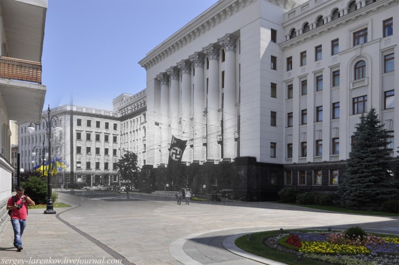 8 Киев 1941/2012 Здание Администрации Президента Украины.