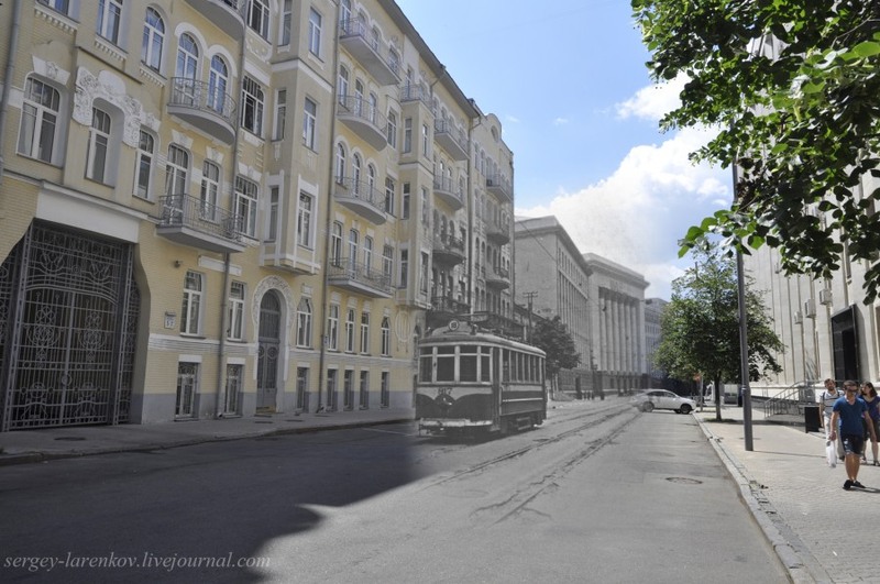 15 Киев 1942/2012 Трамвай в оккупированном городе.