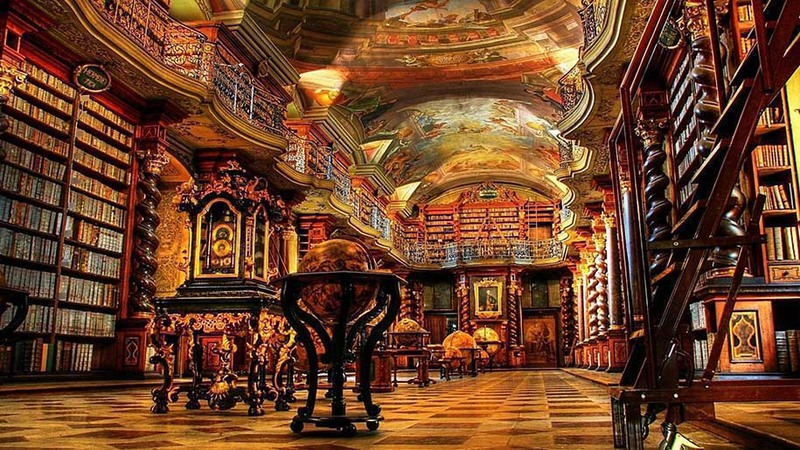 3 Национальная библиотека в Праге. (Чешская Республика). Источник:  bookwilde.org