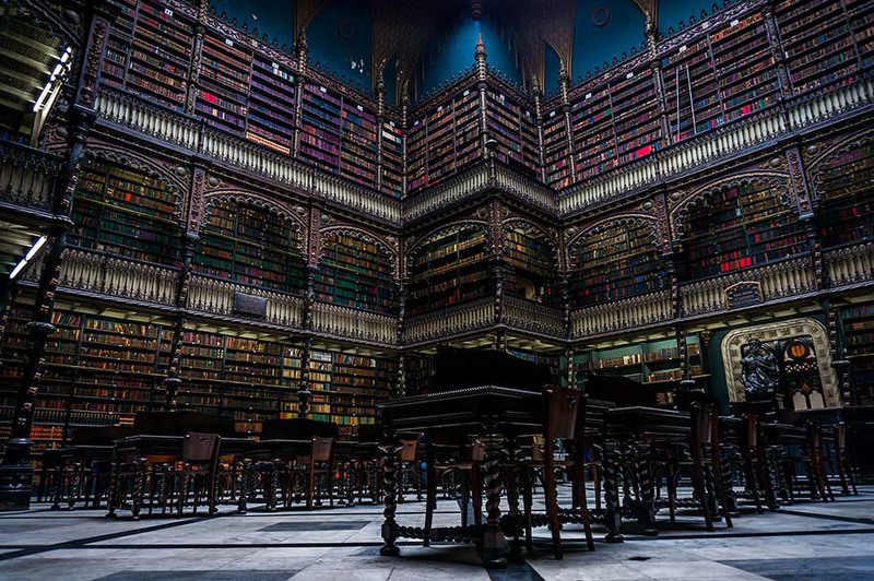 5 Португальская королевская библиотека (Рио-де-Жанейро, Бразилия). Источник: Boris G.