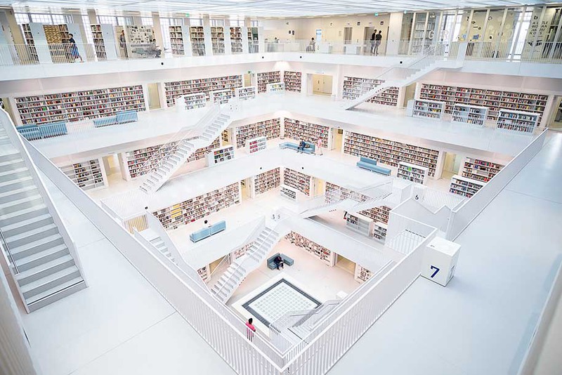 17 Библиотека города Штутгарт (Германия). Источник: Philipp Hilpert.