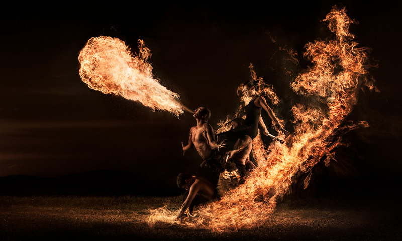 Магия огня в снимках Benjamin Von Wong