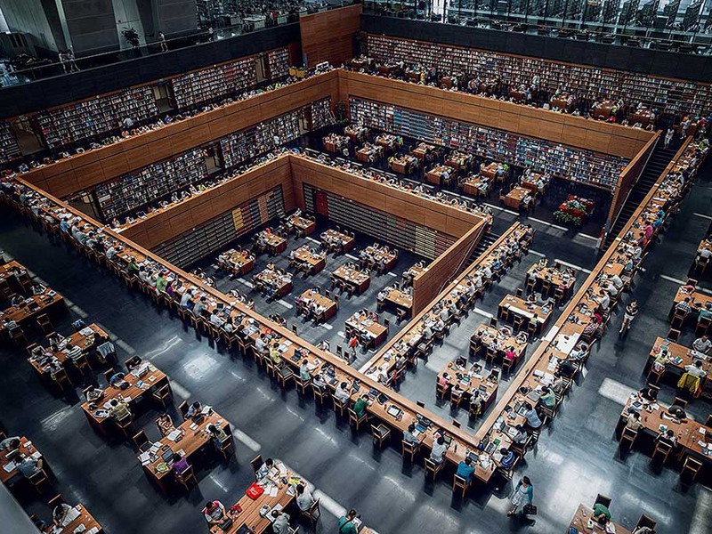 28 Национальная библиотека Китая (Пекин, Китай). Источник:  fcpe.lyceeplcourier.over-blog.com.