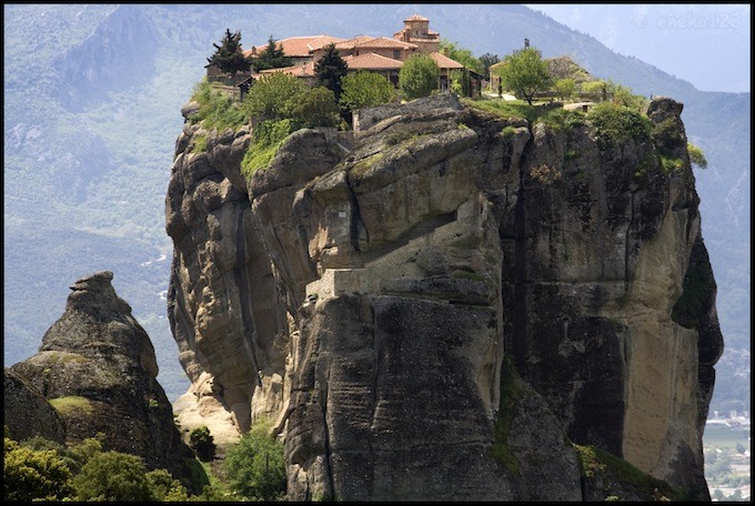Уникальные монастыри Метеоры в Греции