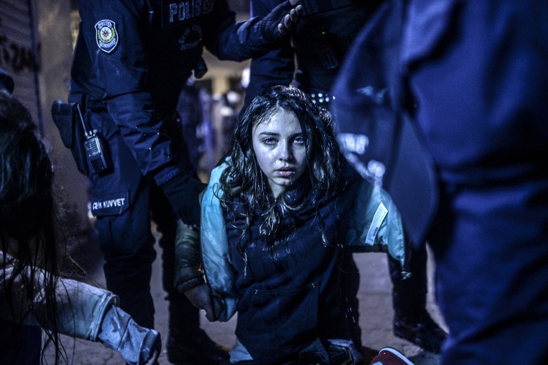 7 A girl was wounded in clashes between riot police officers and antigovernment protesters. Bulent Kilic/Agence France-Presse — Getty Images. ISTANBUL
03/12/2014