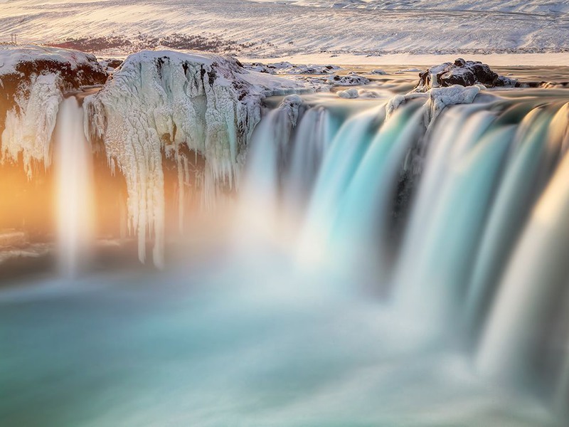 15 "Водопад богов", Исландия. Автор - Ed Graham.