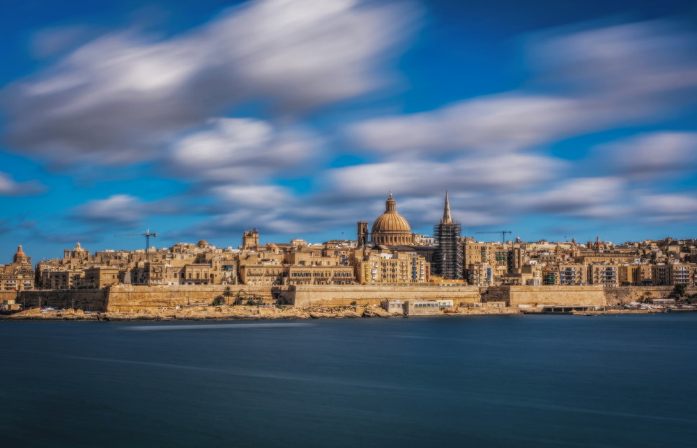 Hurrying clouds over Valletta Author: Сергій Вовк