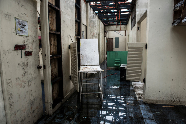 18. Родовое отделение клиники, разрушенной в результате тайфуна Хайянь (Филиппины).