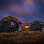 Night over the igloo houses Автор: Сергій Вовк