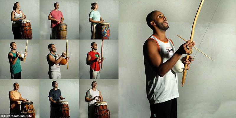 7 Традиционная игра на барабанах или беримбау.